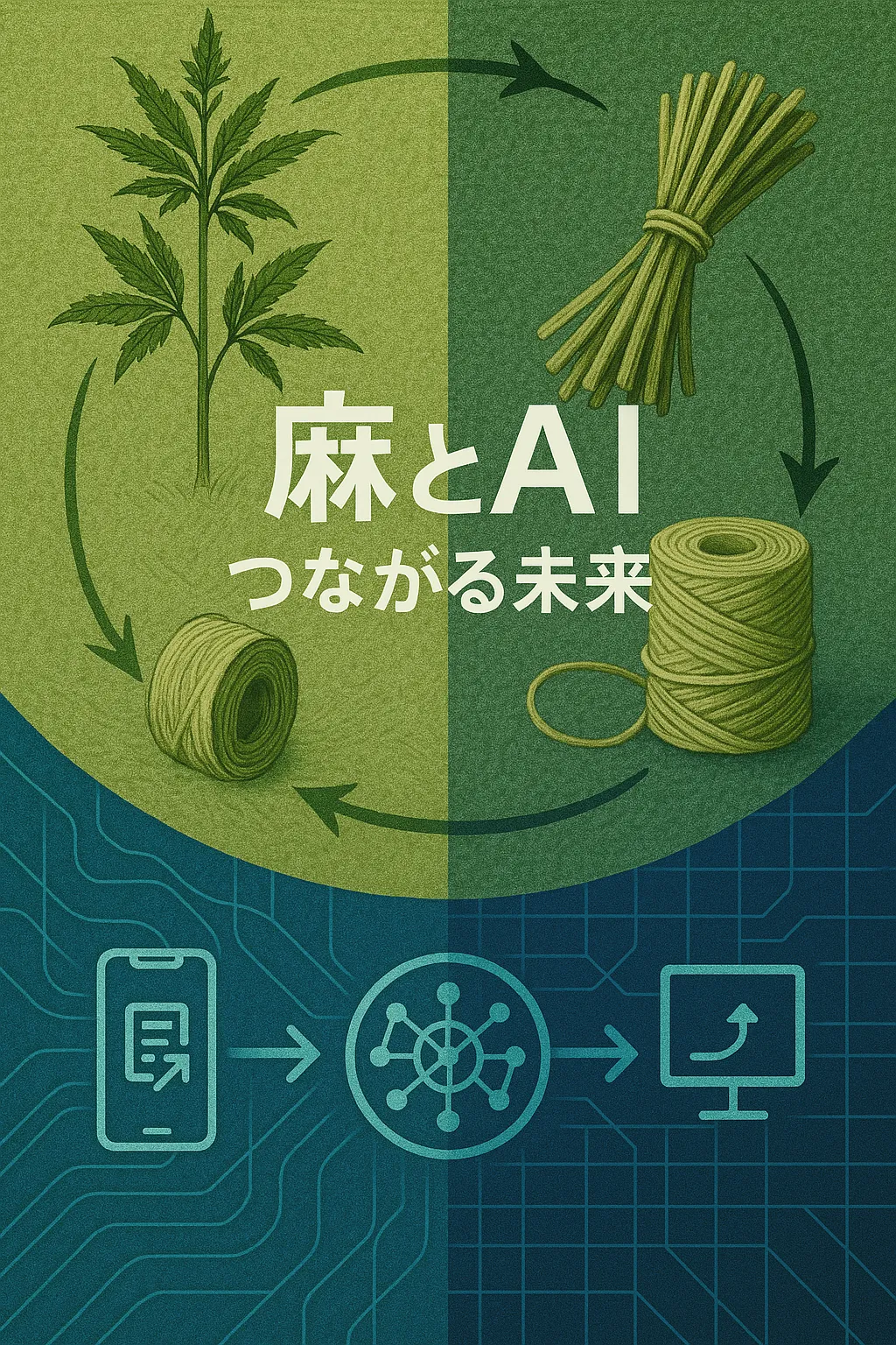 麻とAIのイメージ1